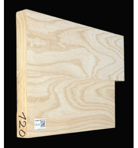 Bahenný Jaseň Gitarové Drevo SWE 120CL - 560/480 x 380 x 46 mm
